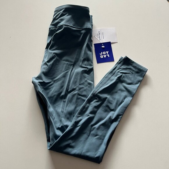 JoyLab Women's High-Rise Wrap Waistband Leggings Blue Size XS - Picture 5 of 8